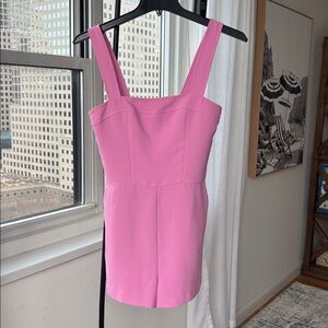 Amanda Uprichard Pink Ace Romper